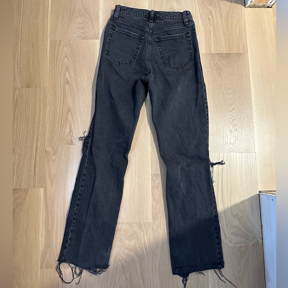 Abercrombie Women's Black Distressed Jeans - Picture 4 of 4